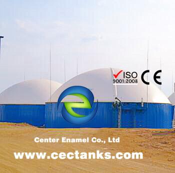 Стекло - Сплавленное - С Стальной Резервуар / Резервуар для хранения биогаза с высокой герметичностью 0