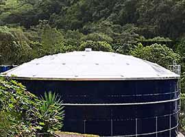 Стекло-сплавленный-с-стальной резервуар для проекта очистки сельскохозяйственной воды в Эквадоре 7