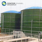 Зелёные промышленные резервуары для воды, анаэробные резервуары для пищеварения, используемые для производства электроэнергии
