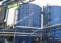 Жидкий водонепроницаемый резервуар для хранения биогаза с двойной мембранной крышей