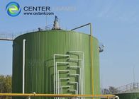 Специализированные темно-зеленые стальные баки для хранения сточных вод