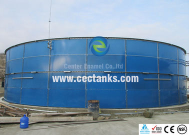 Покрытый цилиндрированный стальной резервуар для хранения биогаза со стеклом, расплавленным в стальной резервуаре
