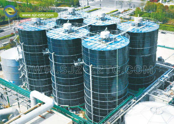 Проект биогазового завода из стеклянно-сплавленной стали для полигонов