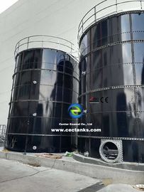 Стеклянные слитые стальные резервуары для хранения сливочных газов с стандартом AWWA D103 / EN ISO28765