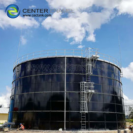 Танки для хранения промышленных сточных вод, Танки для хранения биогаза из эмалированного фарфора Тёмно-зеленый