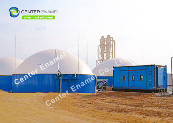 Резервуар с водой из стального металла для анаэробных переваривателей Резервуары для биогаза