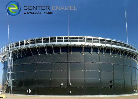 Специализированные темно-зеленые болтовые стальные резервуары для хранения биогаза