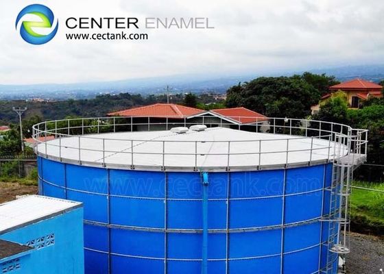 0.25 мм стеклянные слитые стальные резервуары для очистки промышленных сточных вод