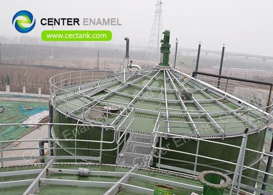 18000м3 Стеклянные стальные резервуары CSTR для проектов биогаза