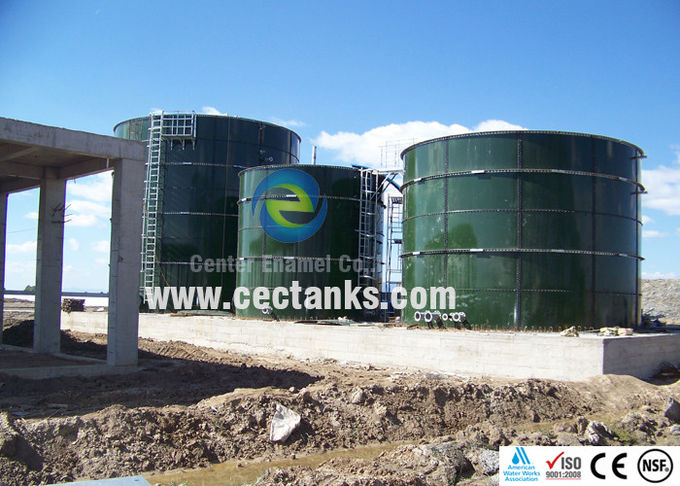 Сменяемый и расширяемый стальной бак для хранения биогаза для процесса переваривания биогаза 1
