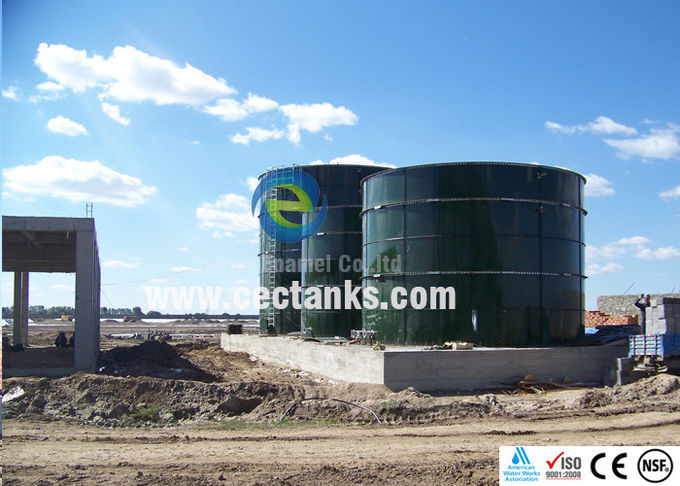 Сменяемый и расширяемый стальной бак для хранения биогаза для процесса переваривания биогаза 0