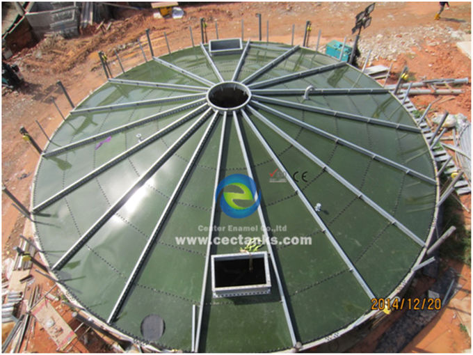 Центр эмалевой портативной сборки биогазового анаэробного переваривателя для очистки сточных вод ISO 0