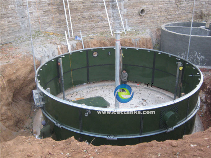Центр эмалевой портативной сборки биогазового анаэробного переваривателя для очистки сточных вод ISO 1