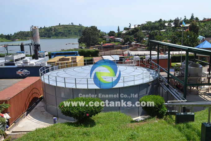 Мембранные крышечные резервуары для хранения жидкости для воды из биогаза, сточных вод, анаэробного переваривания 0