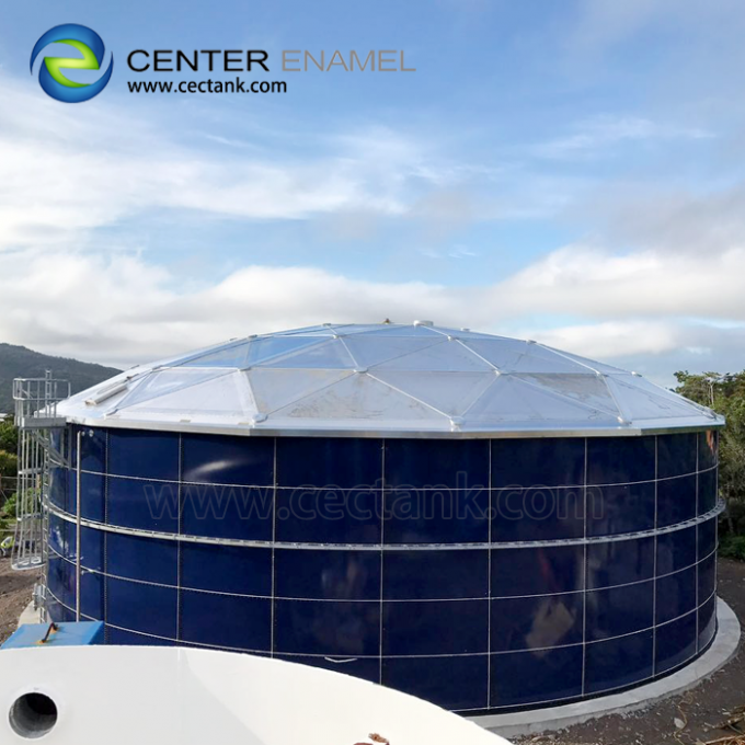 Прозрачная габаритная геодезическая купольная крыша из алюминия для танков хранения нефти 0