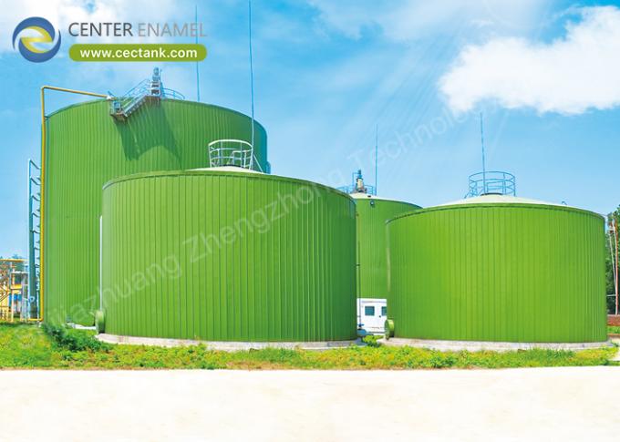 Проект биогазового завода с 3 мм стальных плит, ведущий в использовании органических отходов 0