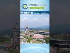 Центры эмалированного стеклянного облицовки стальных баков для хранения питьевой воды