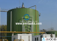 Зелёные резервуары для хранения отработанной воды от реактора EGSB