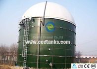 Промышленные стеклянные резервуары для хранения воды, газовые / жидкие фарфоровые эмалированные стеклянные резервуары