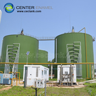 Центр эмаль предоставляет стеклянные слитые с сталью резервуары SBR для проекта очистки сточных вод