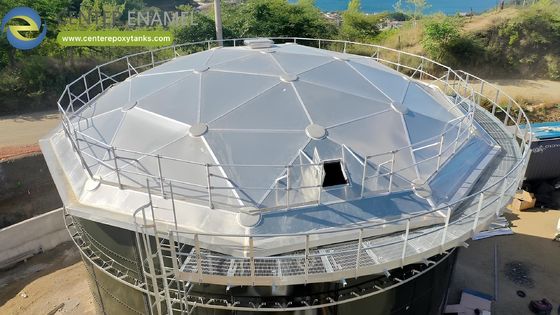 Устойчивые геодезические купольные крыши из алюминия для резервуаров для питьевой воды