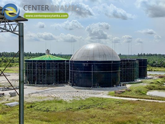 Эффективный двойной мембранный биогазодержатель, оптимизированный для обработки высокоорганических отходов