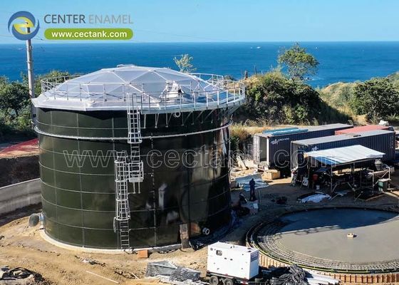 Застёгнутые стальные резервуары для хранения воды со стандартами AWWA и OSHA для проектов хранения питьевой воды