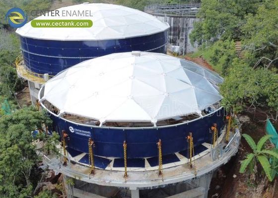 Отличные коррозионностойкие стеклянные резервуары для хранения воды с алюминиевыми крышами
