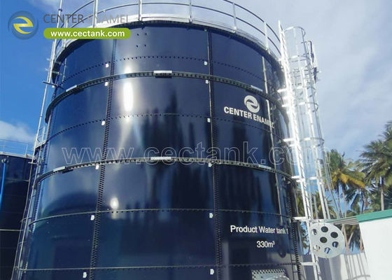 Стеклянный стеклянный стальной анаэробный цистерн для крупных биогазовых установок
