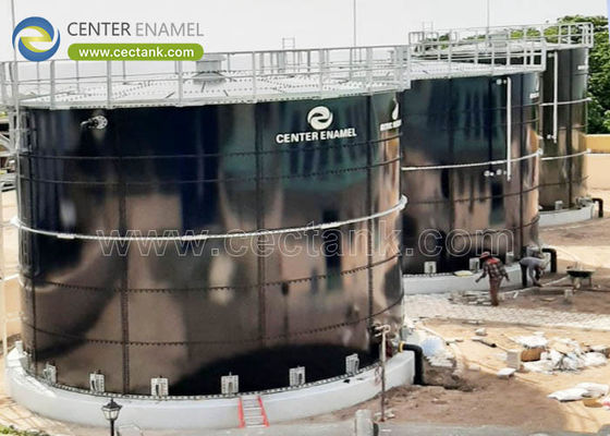 Стандартные резервуары для хранения сливочных газов AWWA с крышами на потолке из алюминиевого сплава