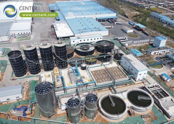 Стеклянные резервуары для хранения сточных вод для биогазовых установок и очистных сооружений