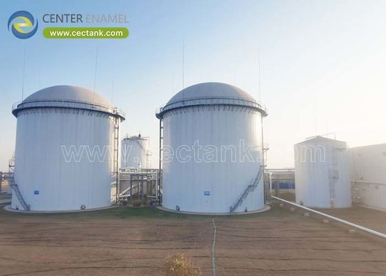 Стекло, расплавленное в сталь, анаэробные резервуары для биогазовых проектов