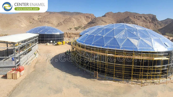 Устойчивые к ветру алюминиевые крыши купола для танков хранения сырой нефти в Танзании