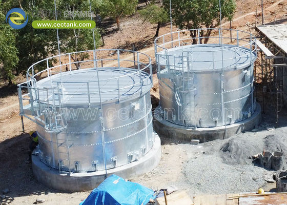Достоверный Китай Hopper Galvanized Steel Silos Tank Производитель