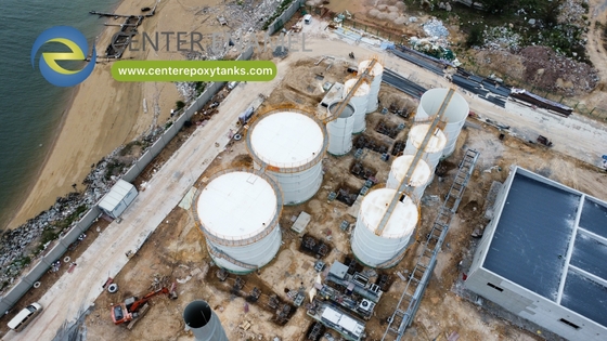 Эпоксидно-покрытые стальные болтовые резервуары для орошения воды: постоянное снабжение для орошения культур