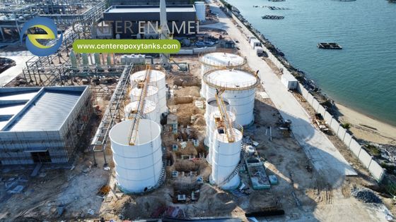 Эпоксидные покрытые стальными болтовыми резервуарами для сельскохозяйственных отходов Биогазоперерабатывающие установки: превращает сельскохозяйственные отходы в возобновляемую энергию