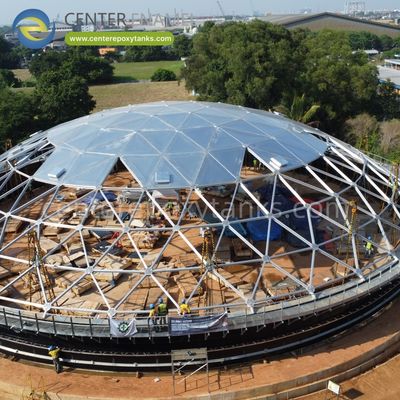 Алюминиевая крыша купола для резервуаров для хранения нефти: контролирует выбросы ЛОС и уменьшает потери от испарения