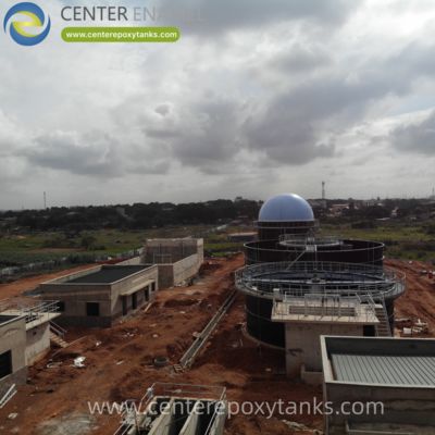 Газовый баллон для биогаза для резервуара-дигестора очистки сточных вод: Хранение ценного газообразного побочного продукта