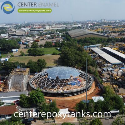 Внешняя плавучая крыша для сварных стальных резервуаров для резервуаров хранения сырой нефти: эффективно подавляет выброс пара из летучих смесей сырой нефти