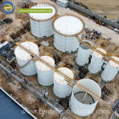 Застёгиваемые стальные резервуары в качестве биогазовых резервуаров для навоза для домашнего скота и птицы: специально спроектированы, чтобы выдерживать высокие нагрузки аммиака и органических веществ.