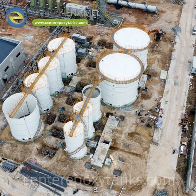 Застегнутые стальные резервуары в качестве хранилищ кормов для крупного рогатого скота: тяжелое содержание для больших объемов кормов для животных на коммерческих фермах.