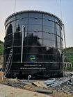Темно-зеленые сельскохозяйственные резервуары для хранения воды Свертое стекло - сплавленное - в сталь
