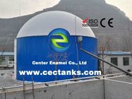 Застёгнутые стальные резервуары для хранения зерна с алюминиевой крышей купола