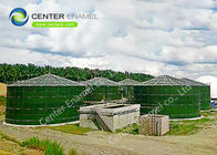 3000 галлонов стеклянный стальной резервуар с двойной мембранной крышей для хранения биогаза