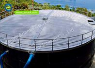 Нержавеющая сталь застегнутые резервуары для хранения промышленных сточных вод с мембранной крышей