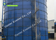 Стеклянные слитые стальные резервуары для хранения жидкости для проекта очистки сточных вод