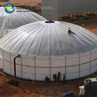 Стеклянные стальные резервуары для хранения питьевой жидкости с крышей GFS