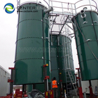 Застёгнутые стальные сельскохозяйственные резервуары для хранения воды 0,40 мм покрытие