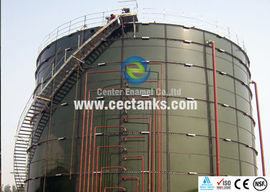 Стеклянные слитые стальные застекленные резервуары для хранения воды из нержавеющей стали со стандартом AWWA D103 / EN ISO28765