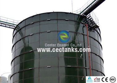 Питьевые стеклянные стальные резервуары / резервуары для хранения воды с алюминиевой плоской крышей